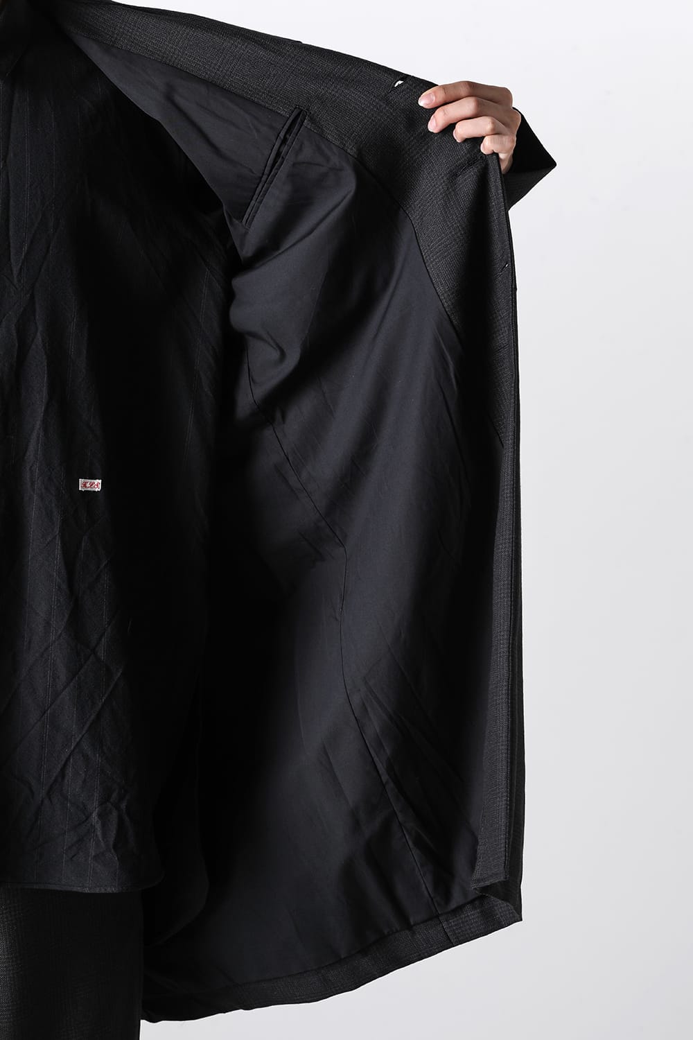 パッチワーク リラックス フィット コート グレン チェック FIGS