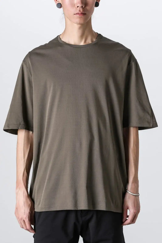 Short sleeve high gauge jersey Olive