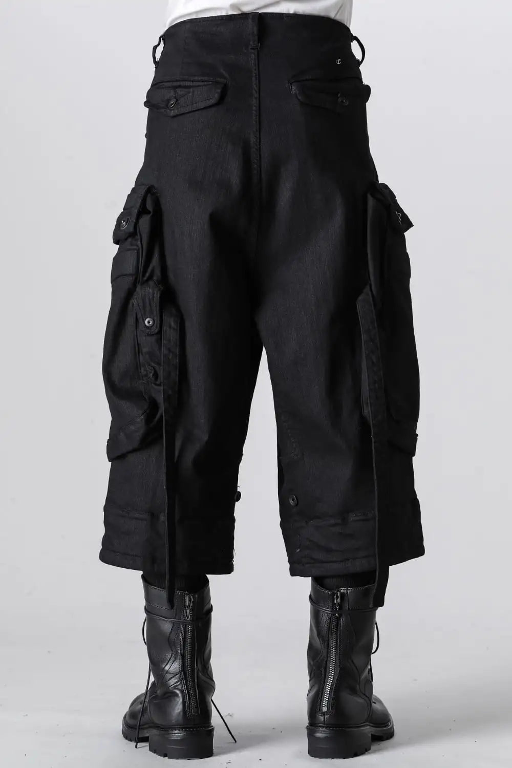 10.5oz Stretch Denim Gas Mask Three Quarter Pants