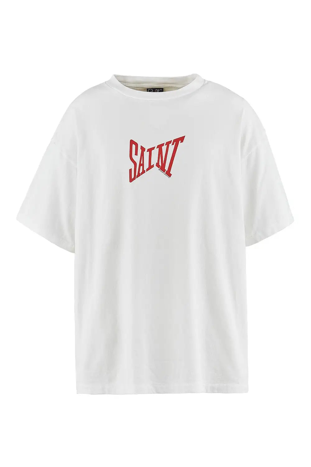 RIBON SAINT Short sleeve T-shirt White × Red