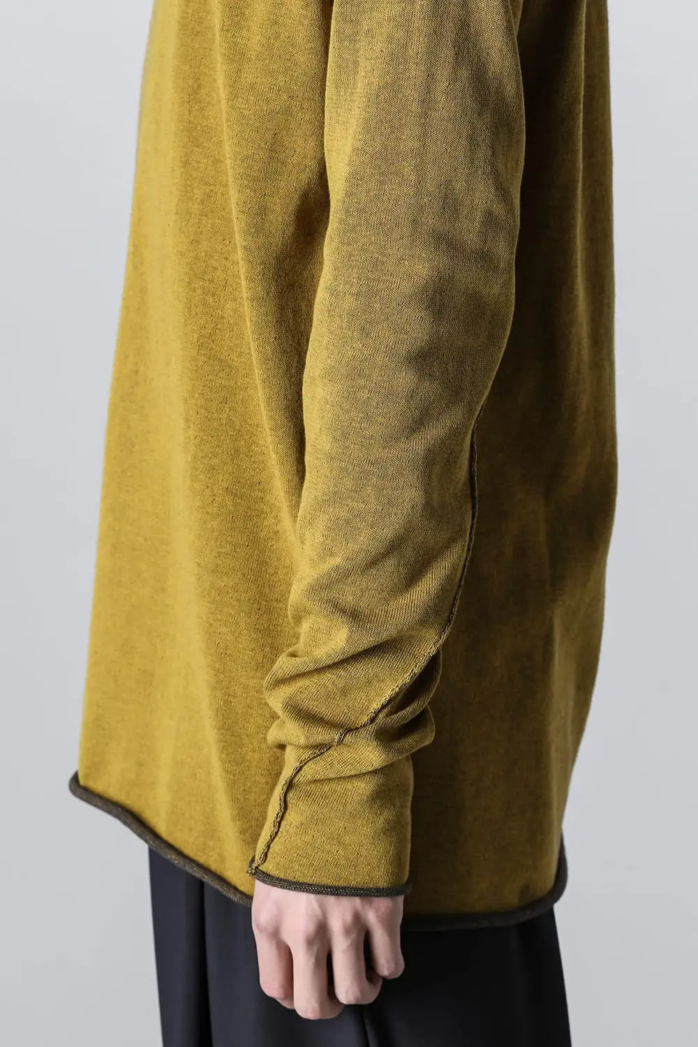 ロングスリーブハイツイストコットン Yellow