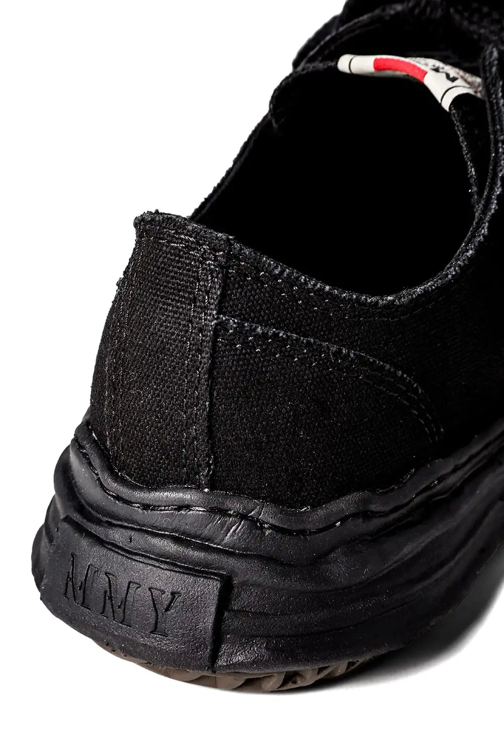 HANK Original sole Toe cap sneaker LOW canvas Black/Black
