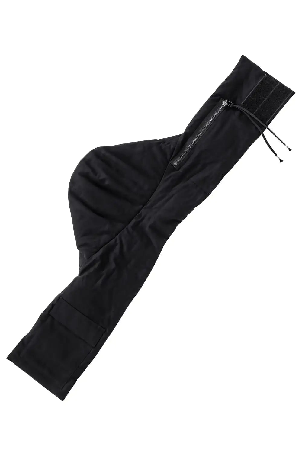 Rayon Twill Down Hooded Scarf