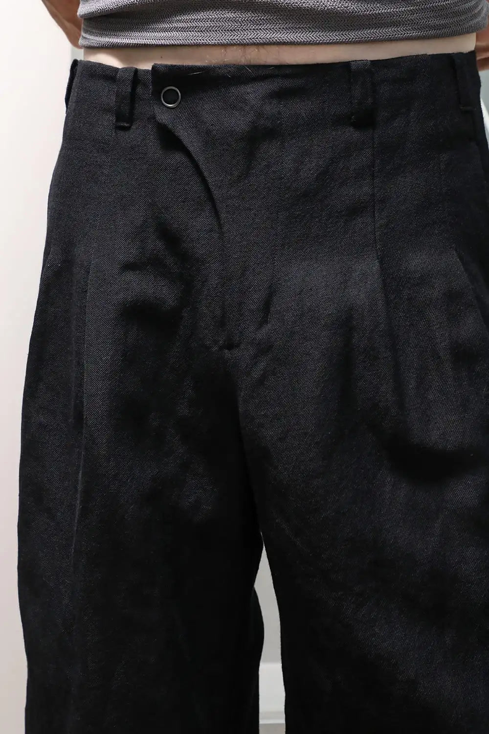 Baggy pants wool / linen