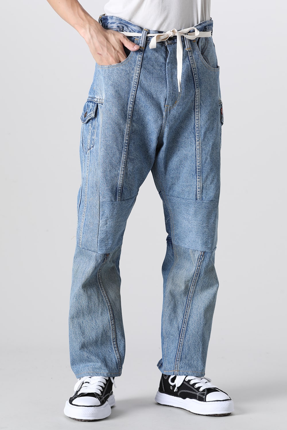 Denim Cargo Pants - M1