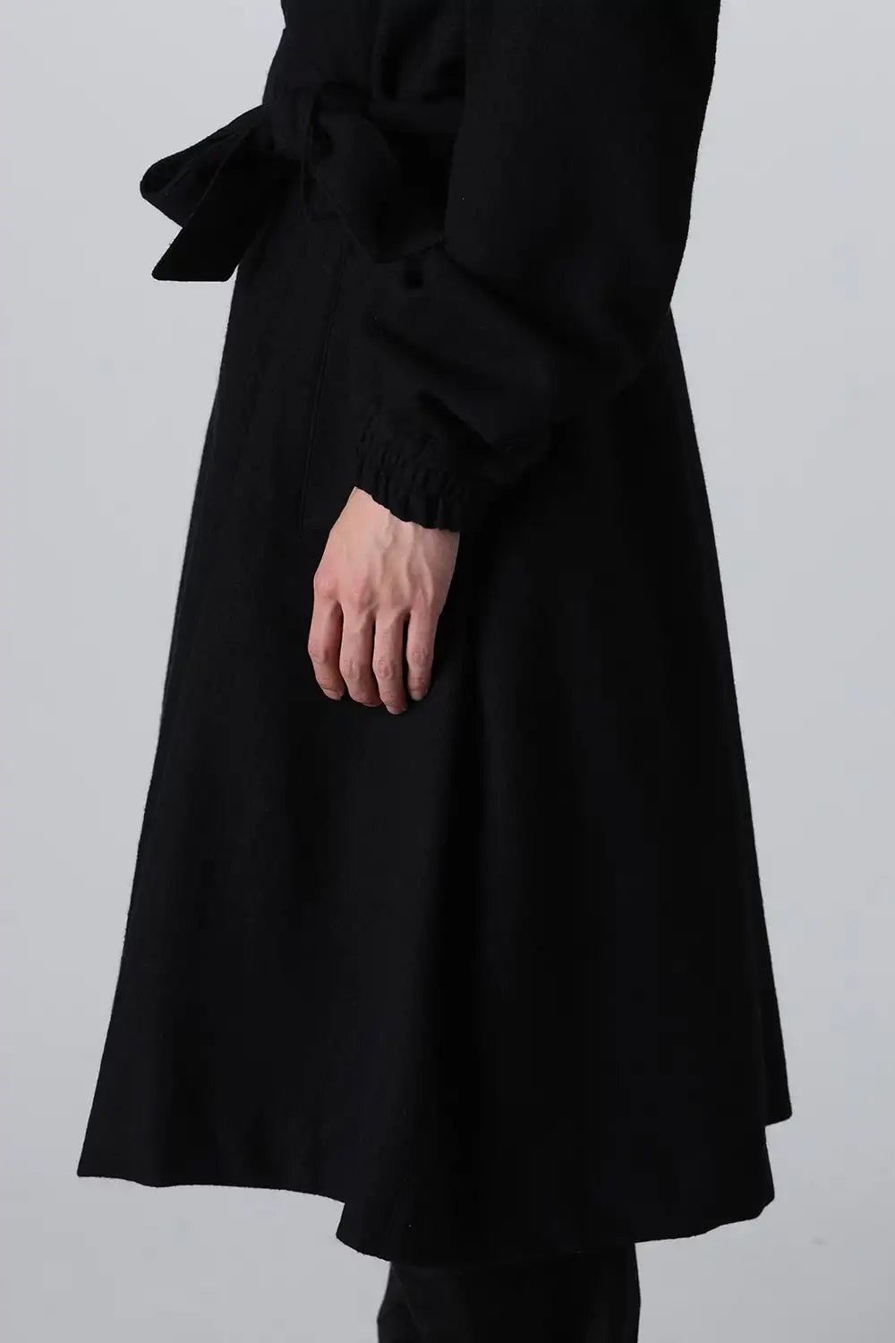 Stand Collar Drape Coat