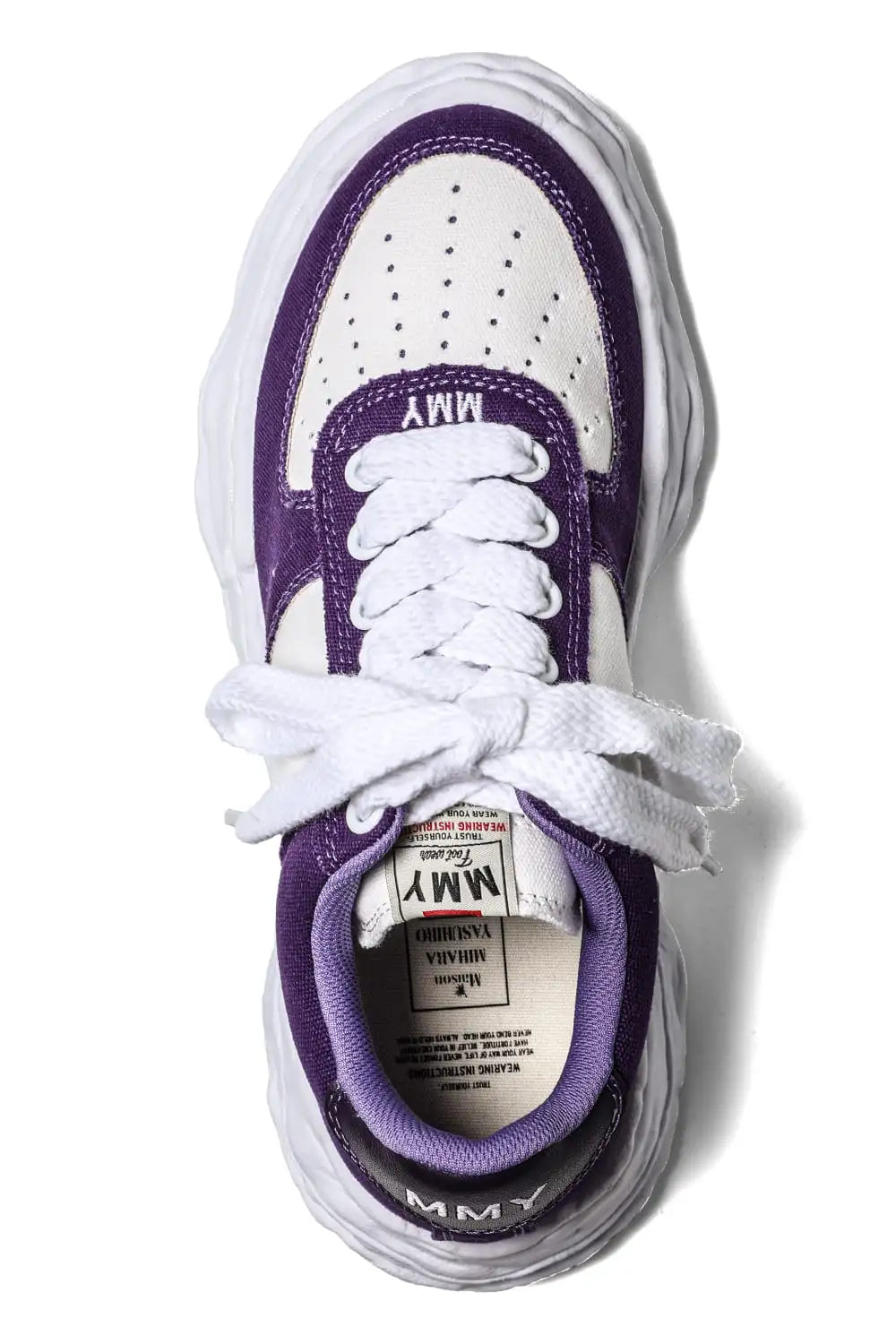 WAYNE Original sole Canvas Low-Cut sneakers Purple/White