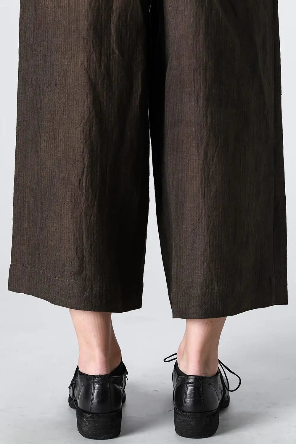 プレーテッドエクストラワイドレッグトラウザーズ