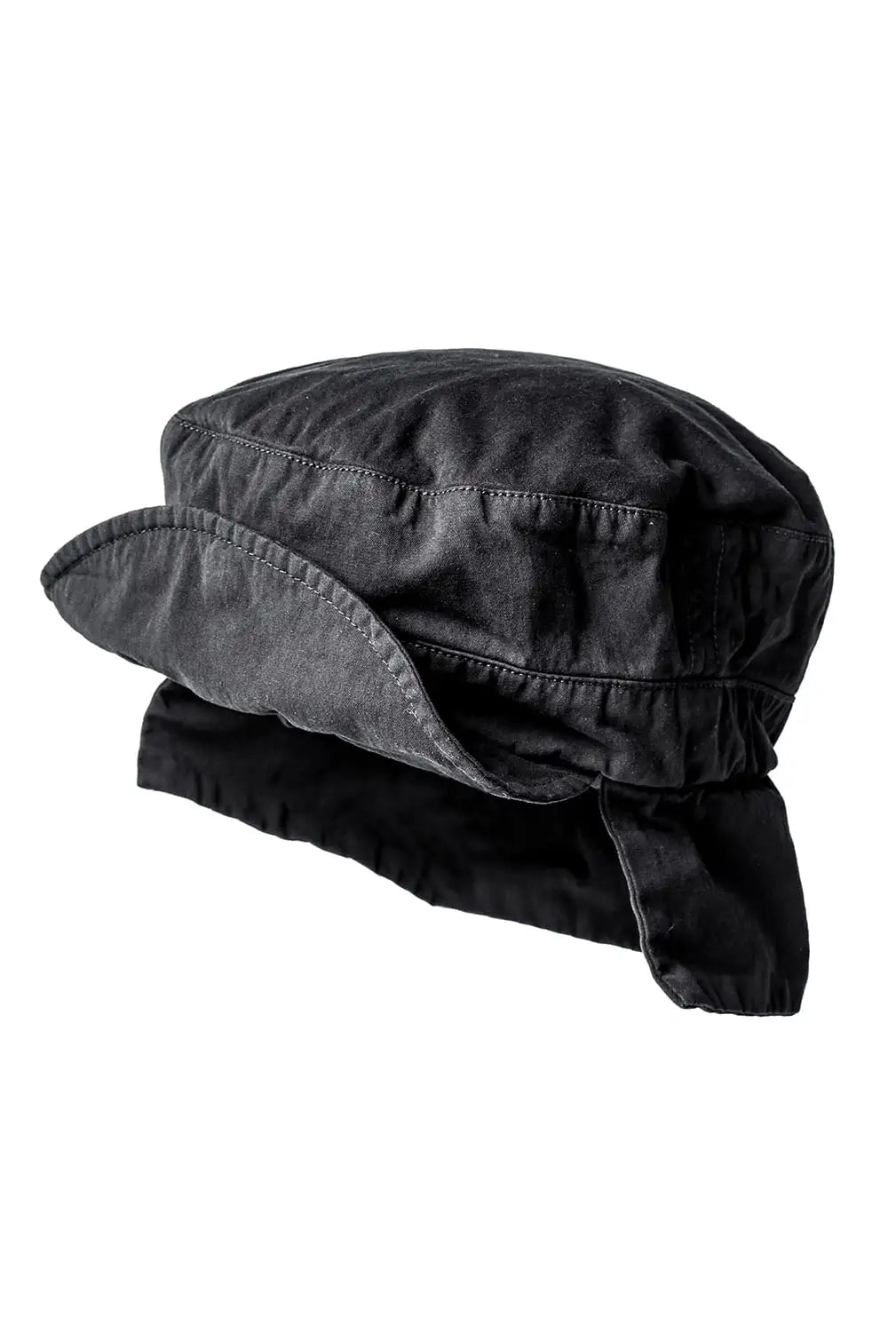 Dry Cotton Overdye Cap  Black
