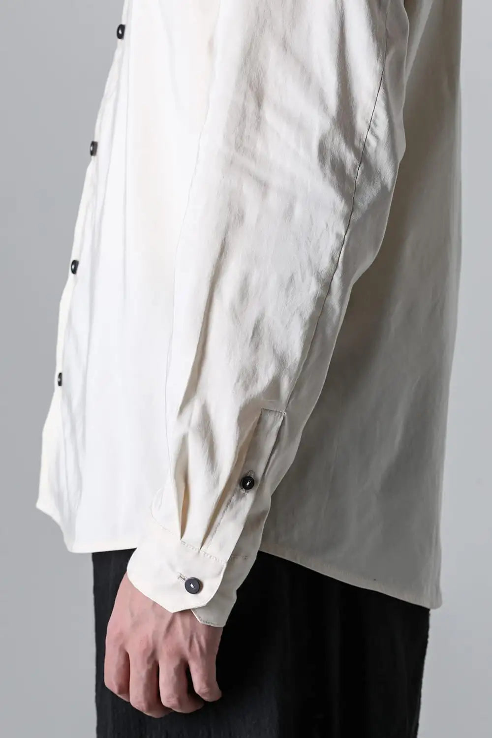 24SS-S1-SC : Yokeless Shirt Silk Cotton