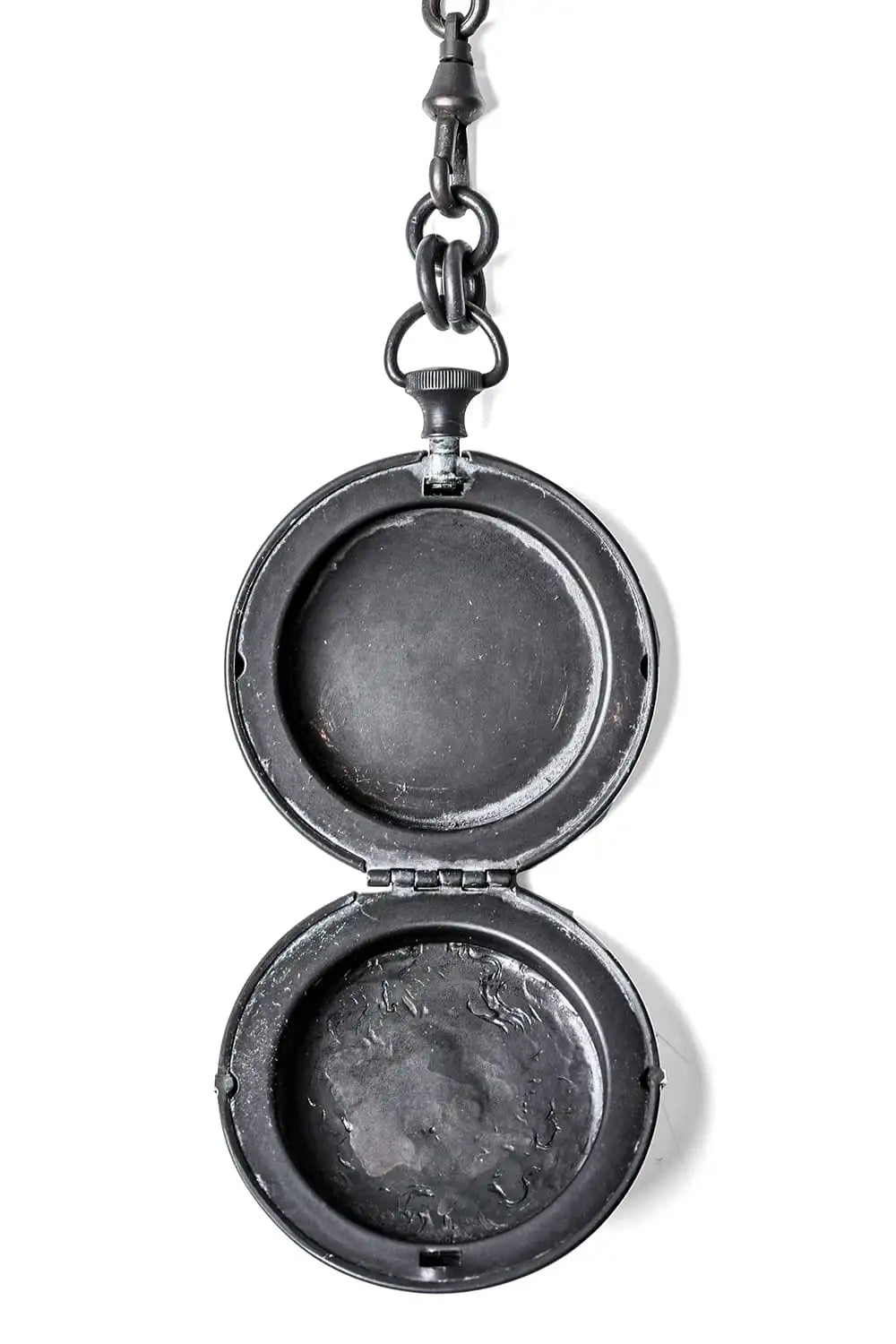 Thin Metal Wire Pocket Watch Style Pendent 04