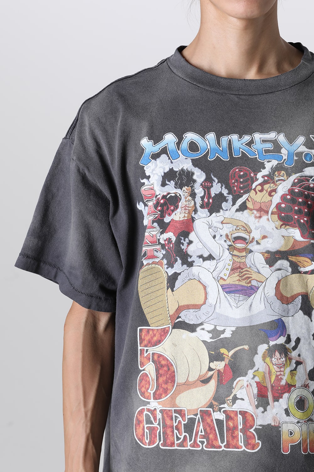 ONE PIECE × ©SAINT M×××××× Short sleeve T-shirt