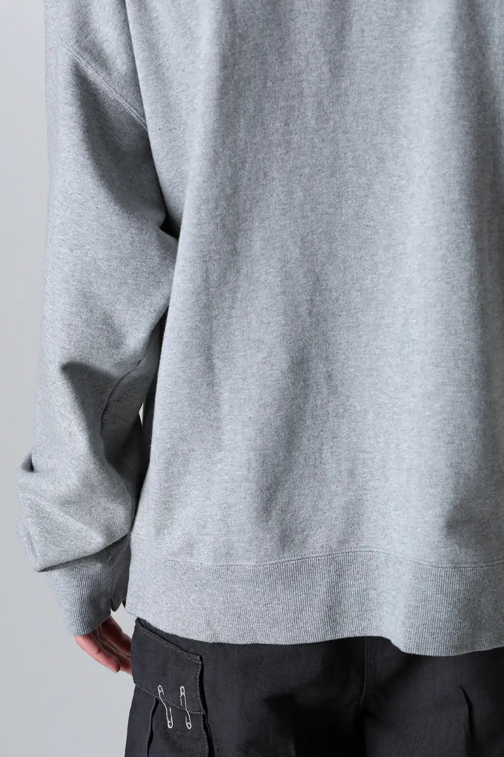 NASA Printed Hoodie Gray