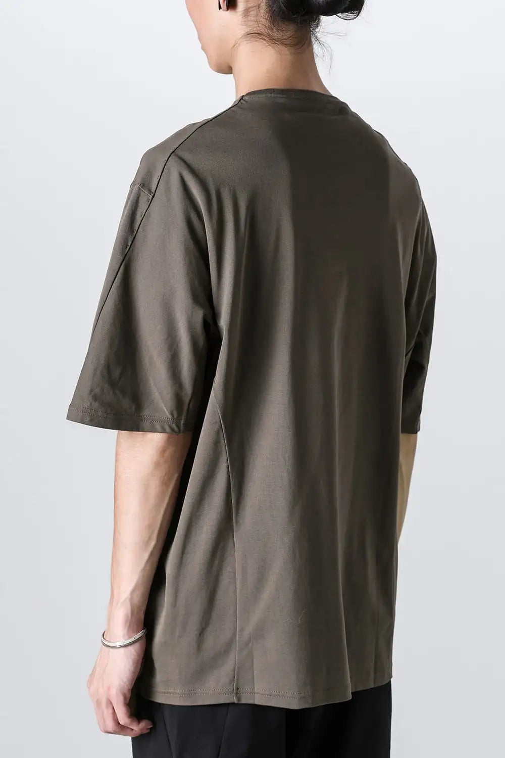 Short sleeve high gauge jersey Olive