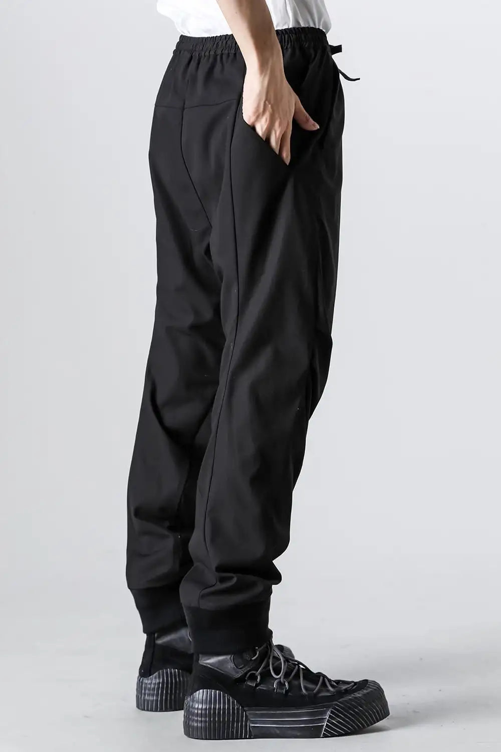 Jogger pants 60/2 cotton gabardine