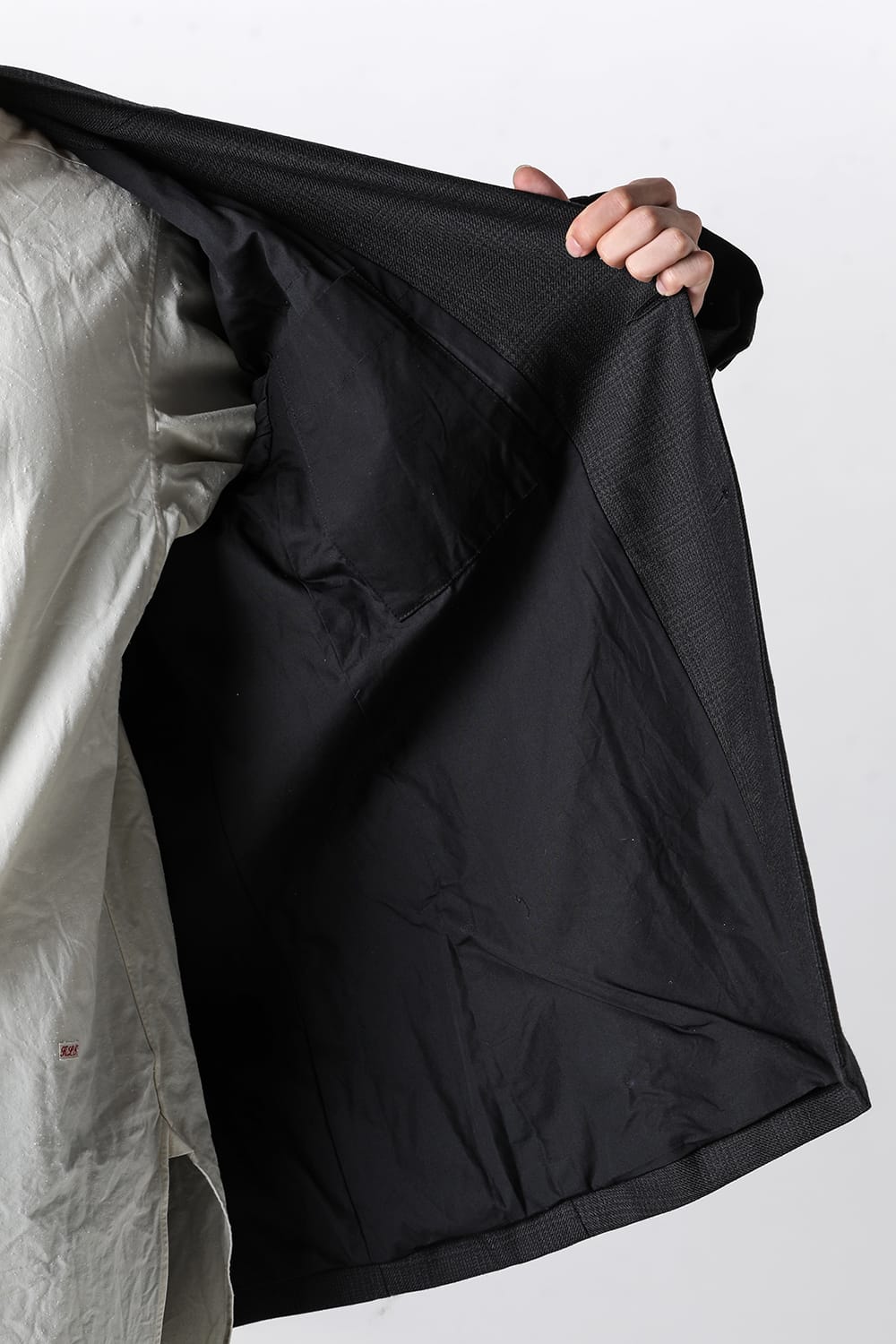 Patch Worked Relax Fit 2B Blazer Glen Check HERBIE