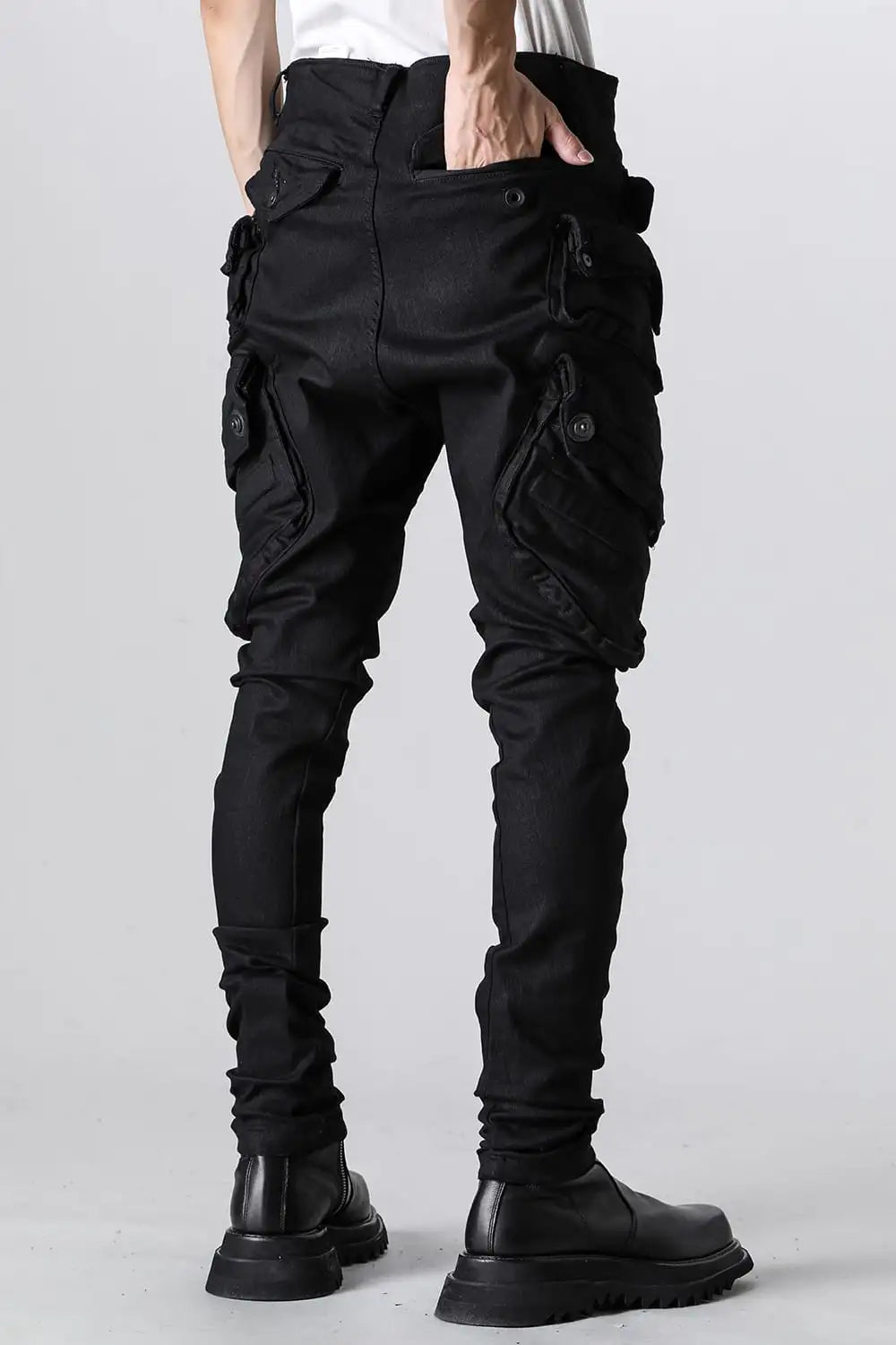 10.5oz Stretch Denim Gas Mask Skinny Pants