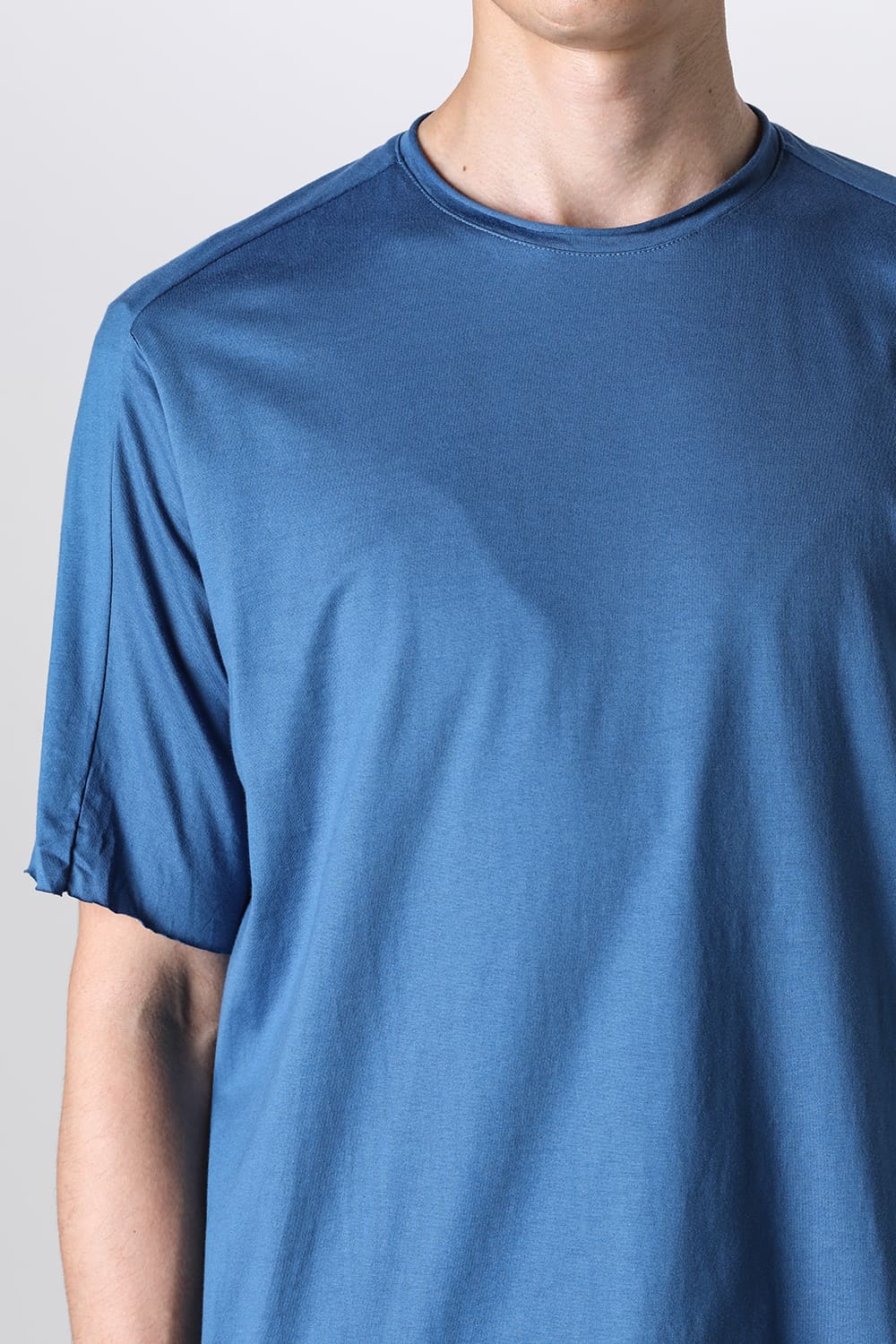 Sea Island cotton Short Sleeve T-shirt Blue