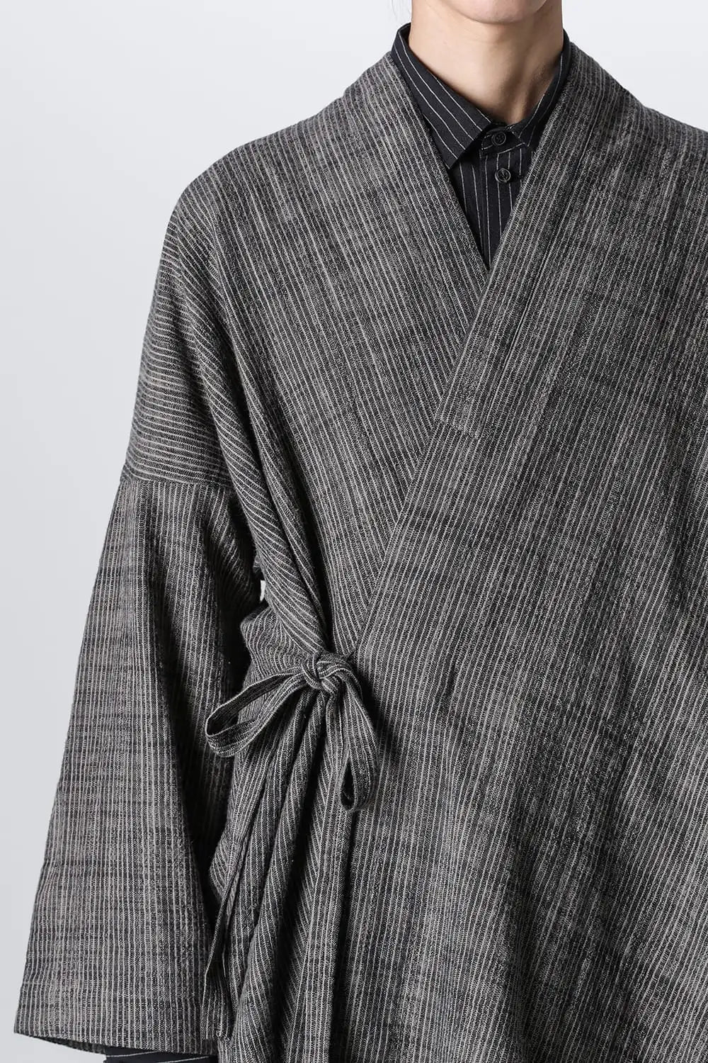 KIMONO#14 Cotton Cloth Vintage Striped