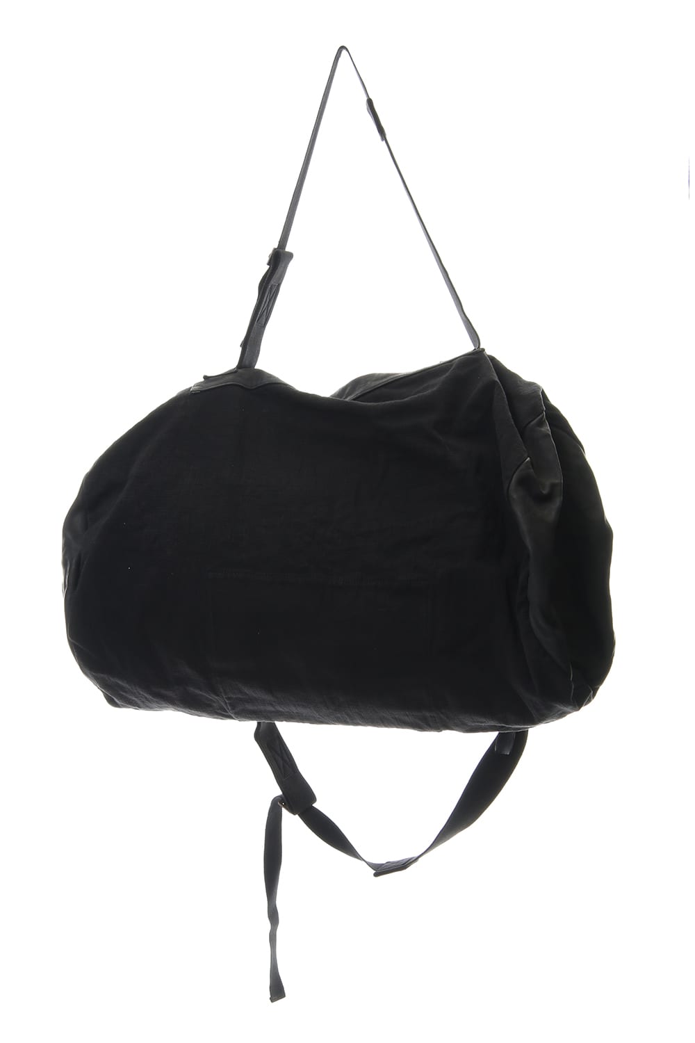 INFANTERY-BAG2 - VEG TAN HORSE SKIN - Black