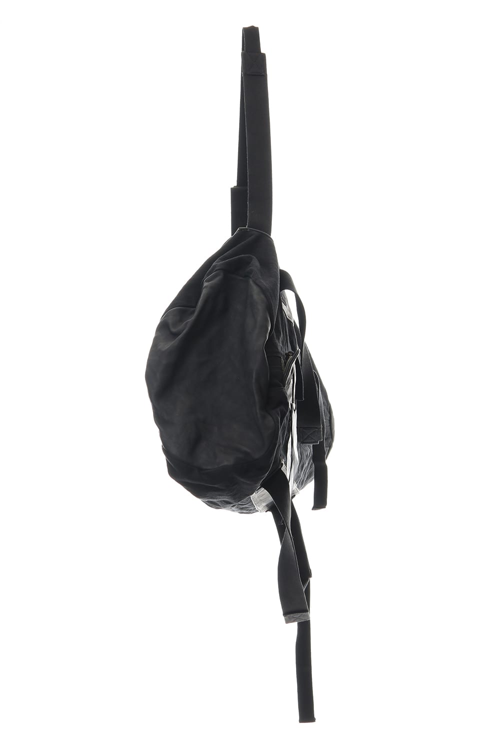 INFANTERY-BAG2 - VEG TAN HORSE SKIN - Black