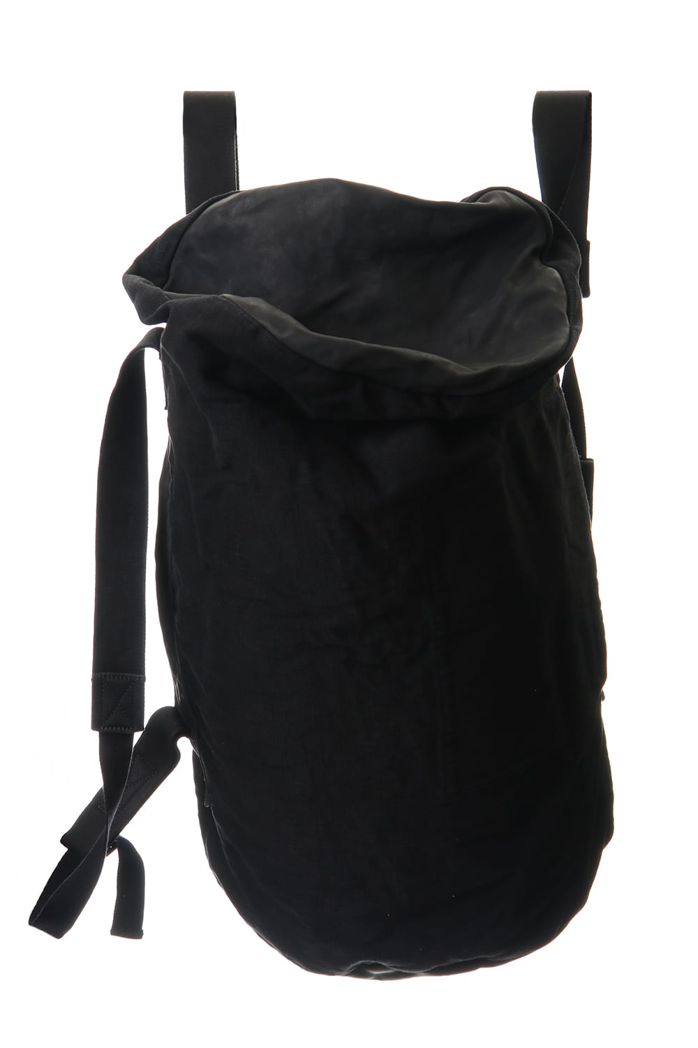 INFANTERY-BAG2 - VEG TAN HORSE SKIN - Black