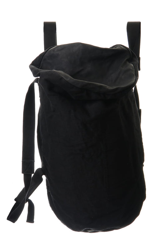 INFANTERY-BAG2 - VEG TAN HORSE SKIN - Black