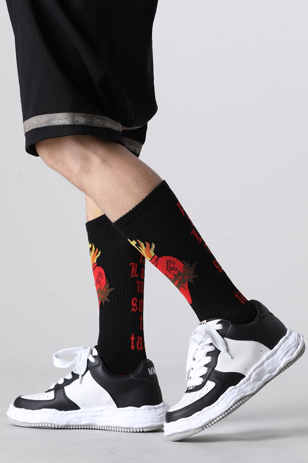 HEART Socks Black