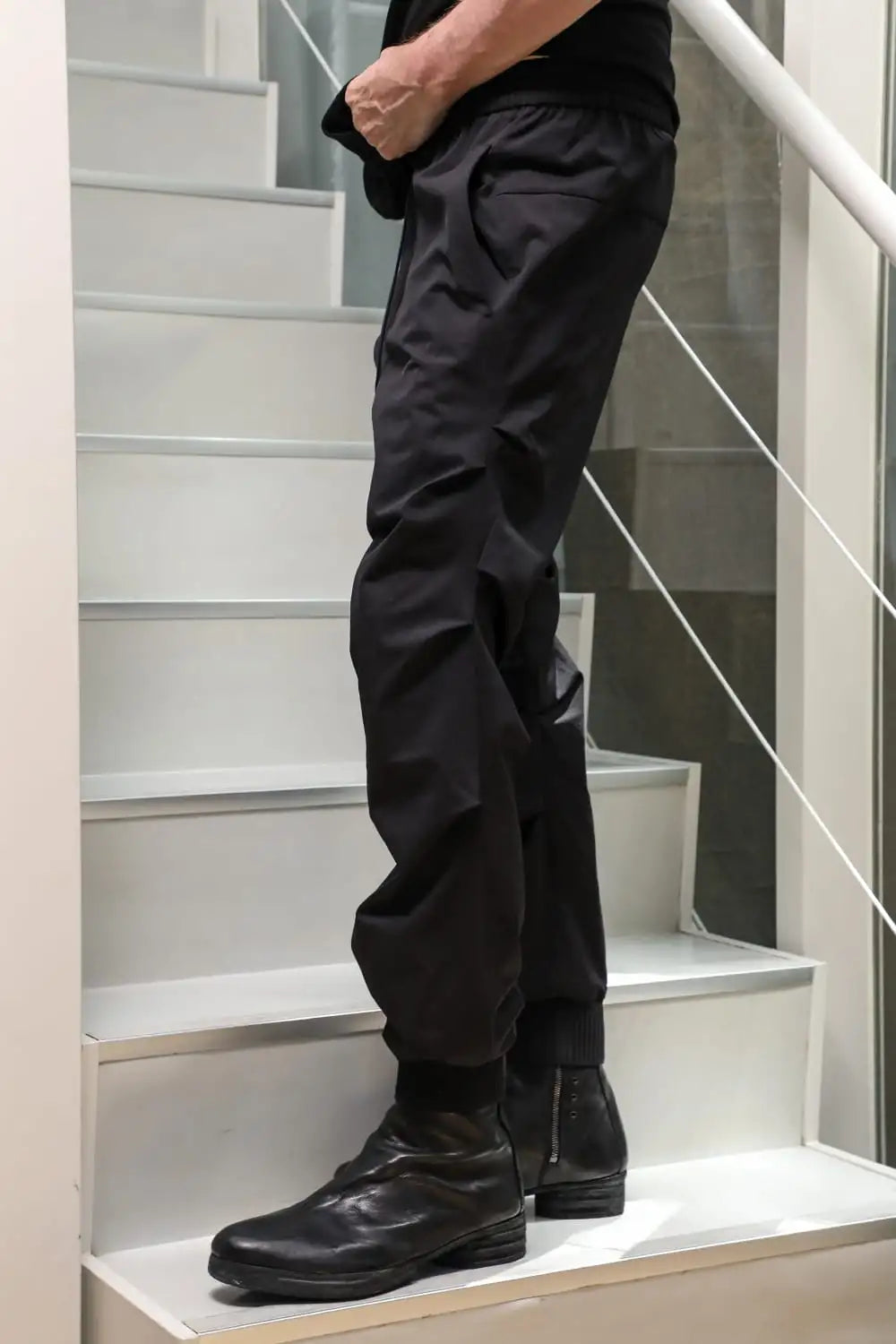 Jogger pants water repellent polyester