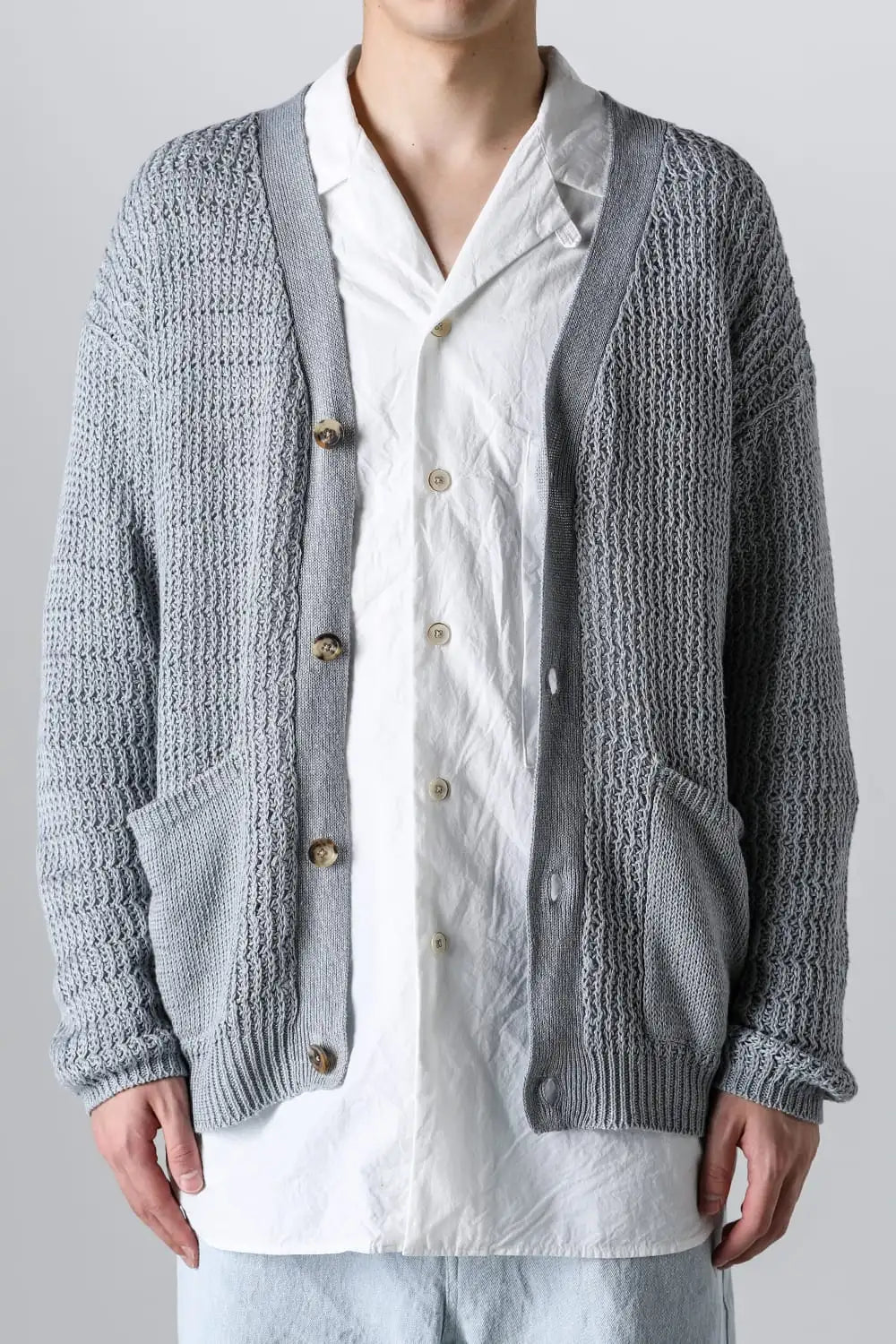 ディバーテッド リブカーディガン