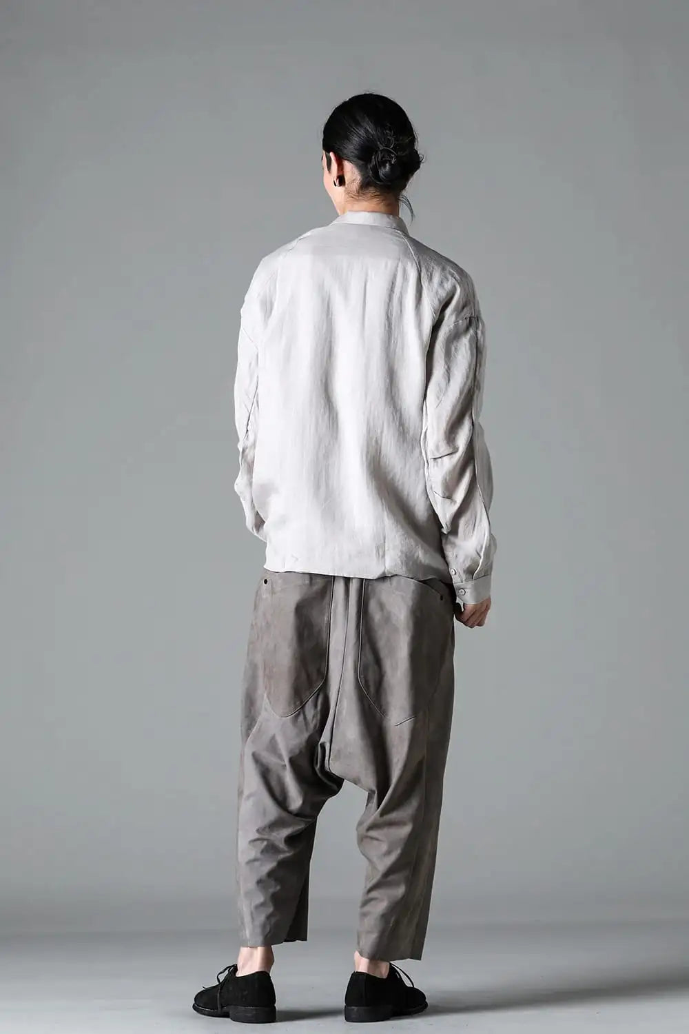 リラックスパンツ ソフトヌバックカウレザー Slate Gray
