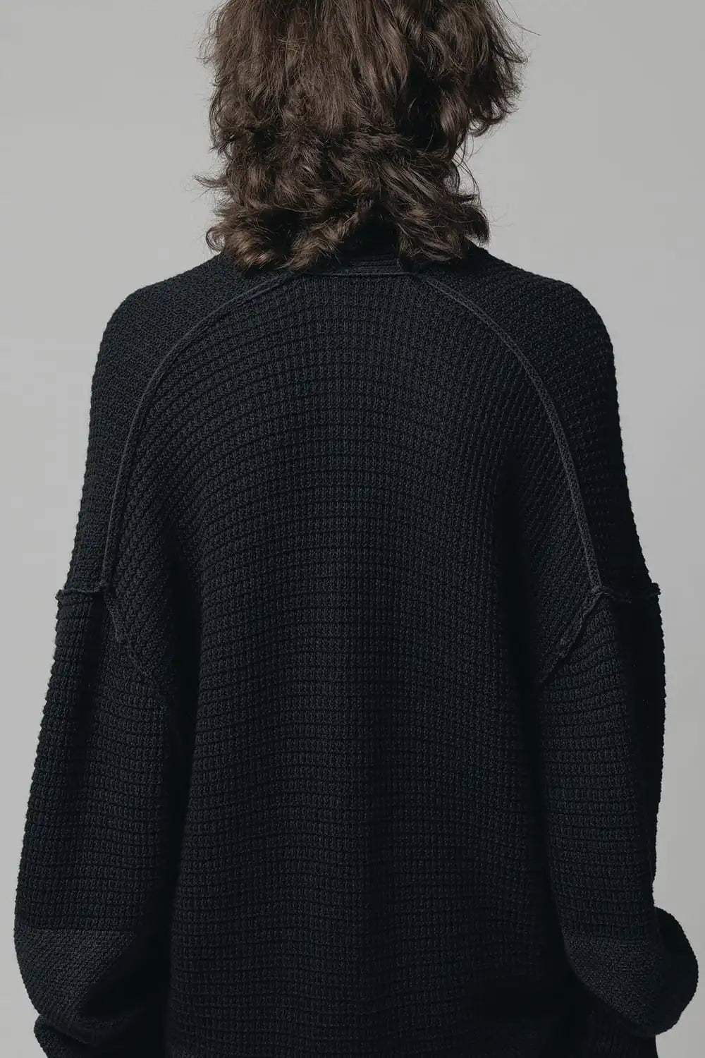 7G Knit Cardigan  Black