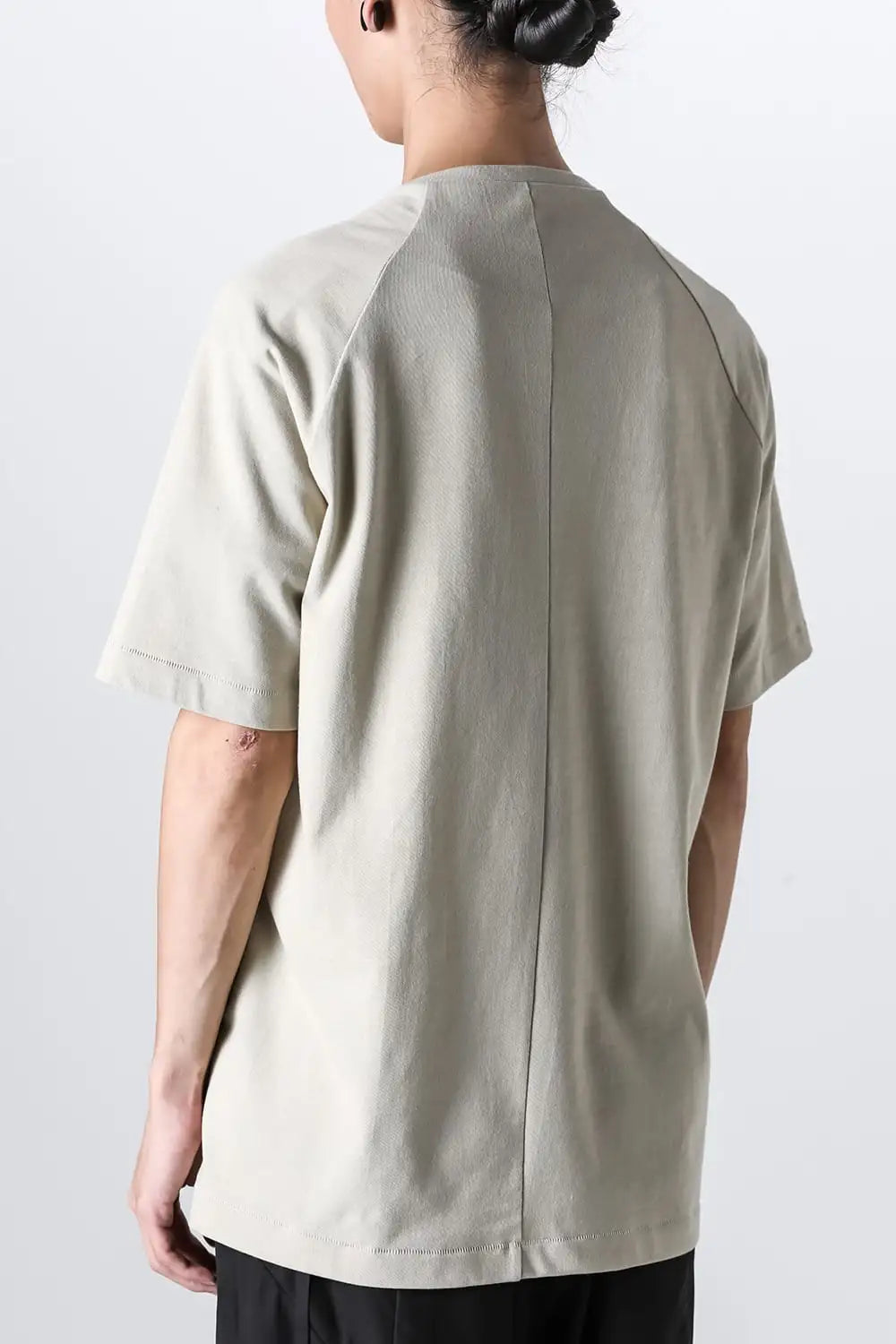 Short sleeve cotton jersey Cream