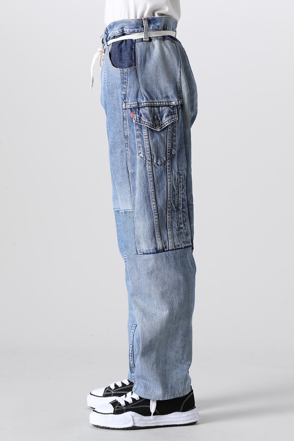 Denim Cargo Pants - L2