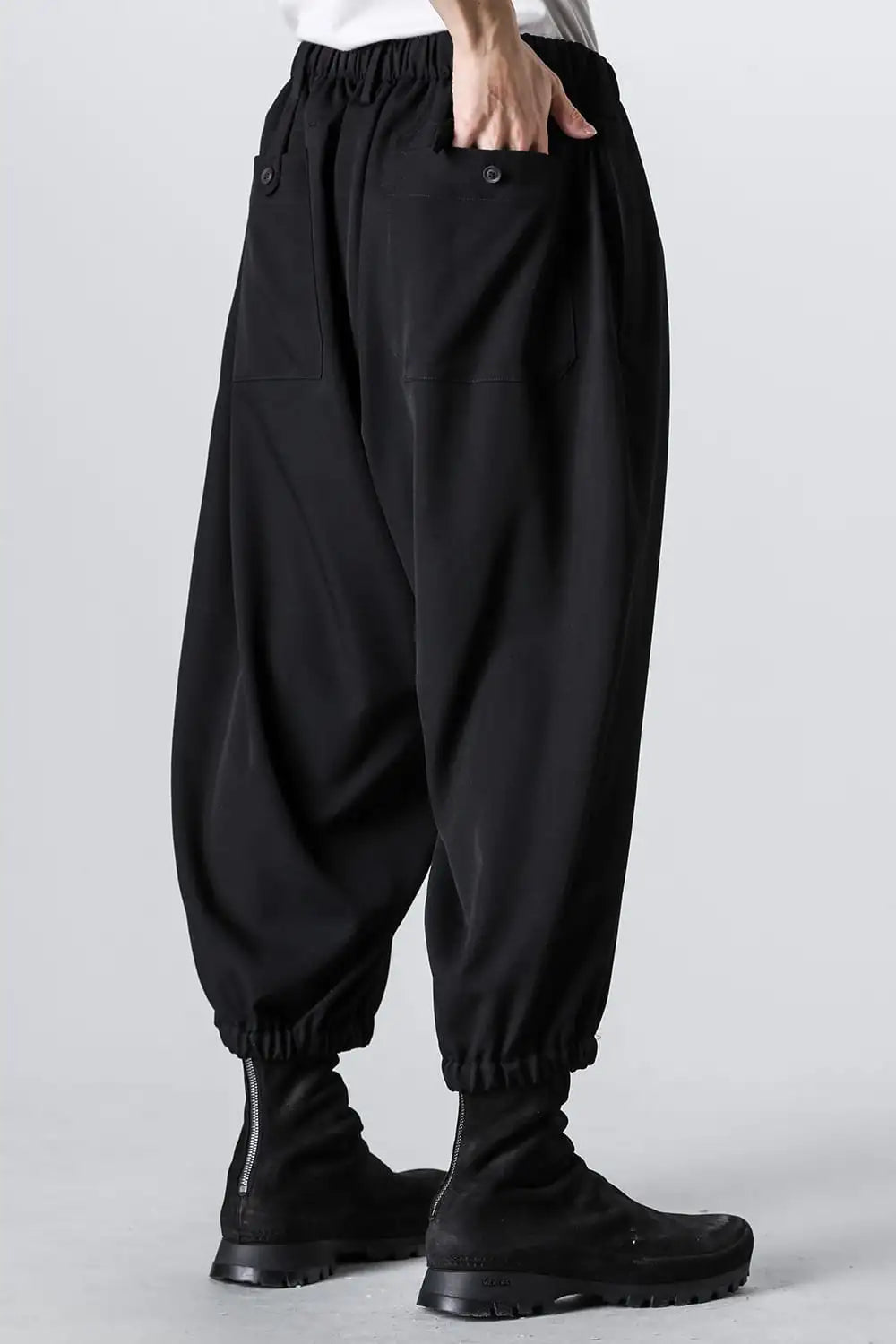 Gathered 9 part length Pants