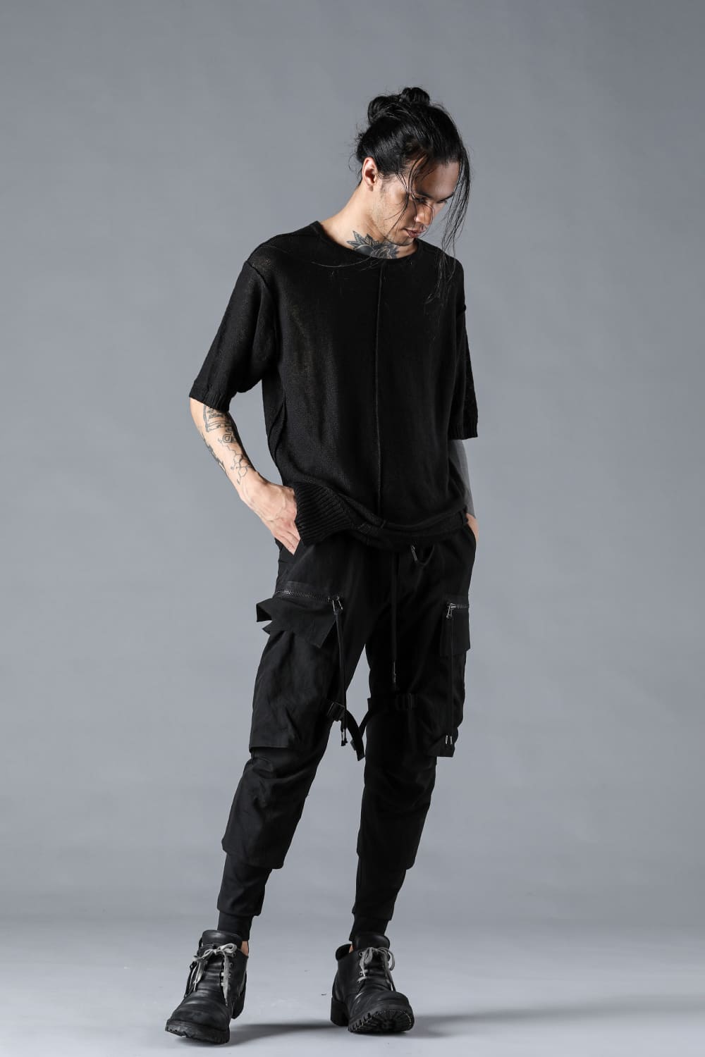 リネンニットTシャツ