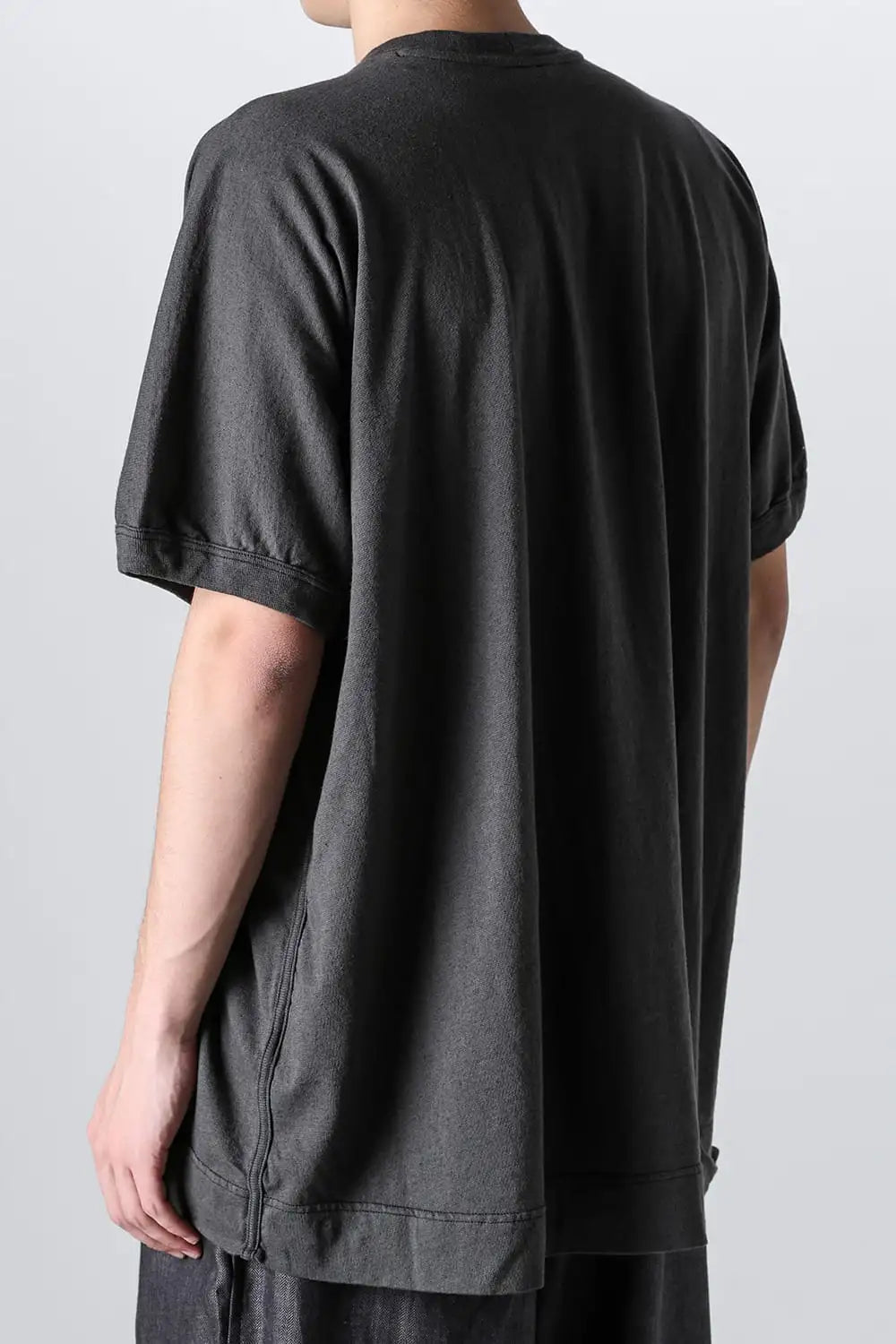 BASIC TEE Cotton Hemp Jersey BLACK