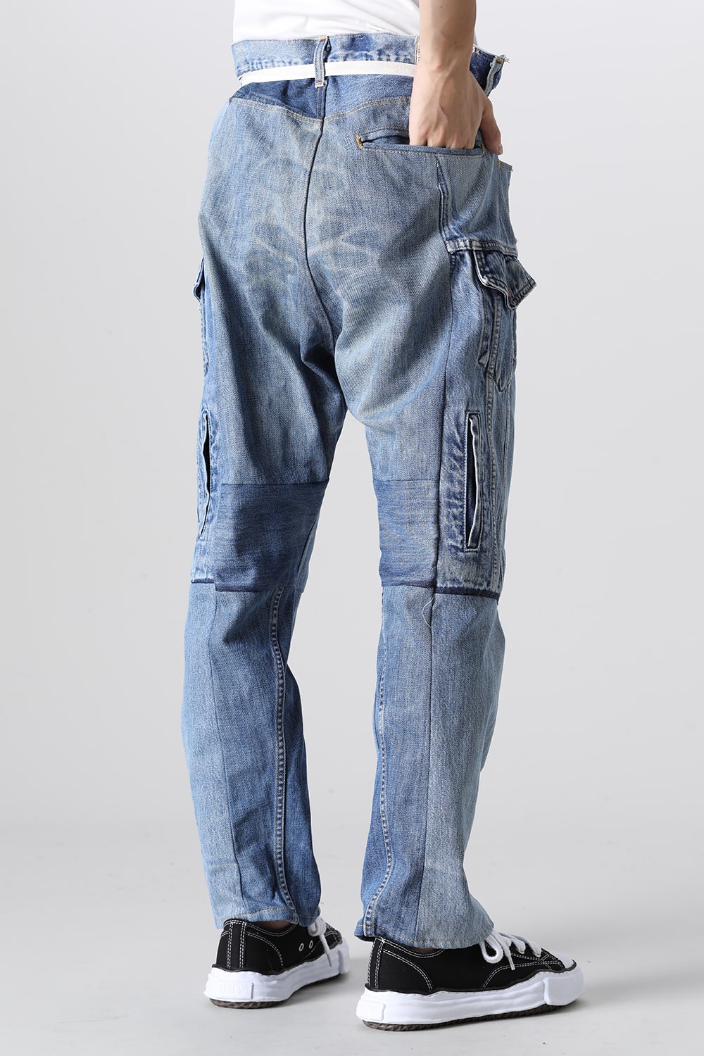 Denim Cargo Pants - L2