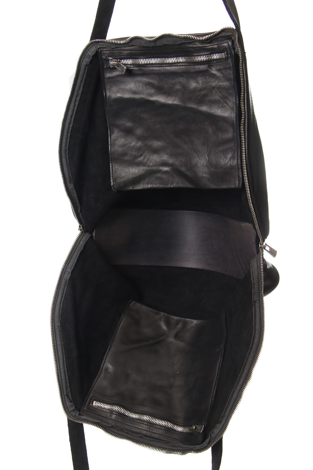 handle Bag Soft Horse Full Grain Leather BLK/T