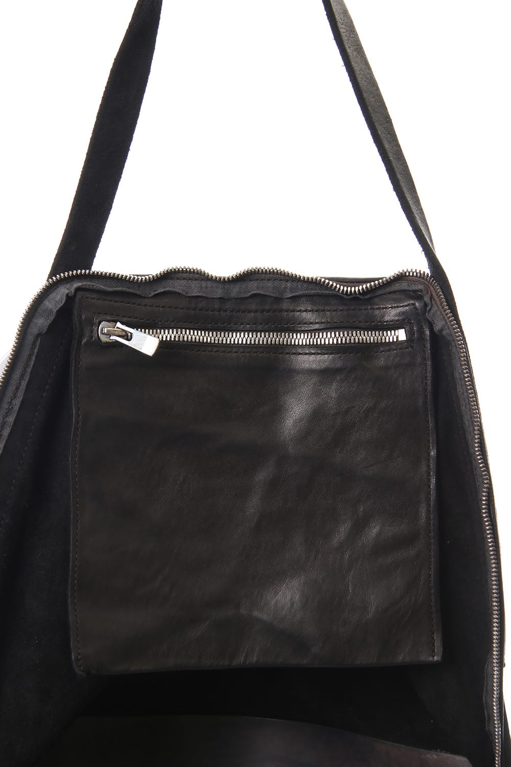handle Bag Soft Horse Full Grain Leather BLK/T