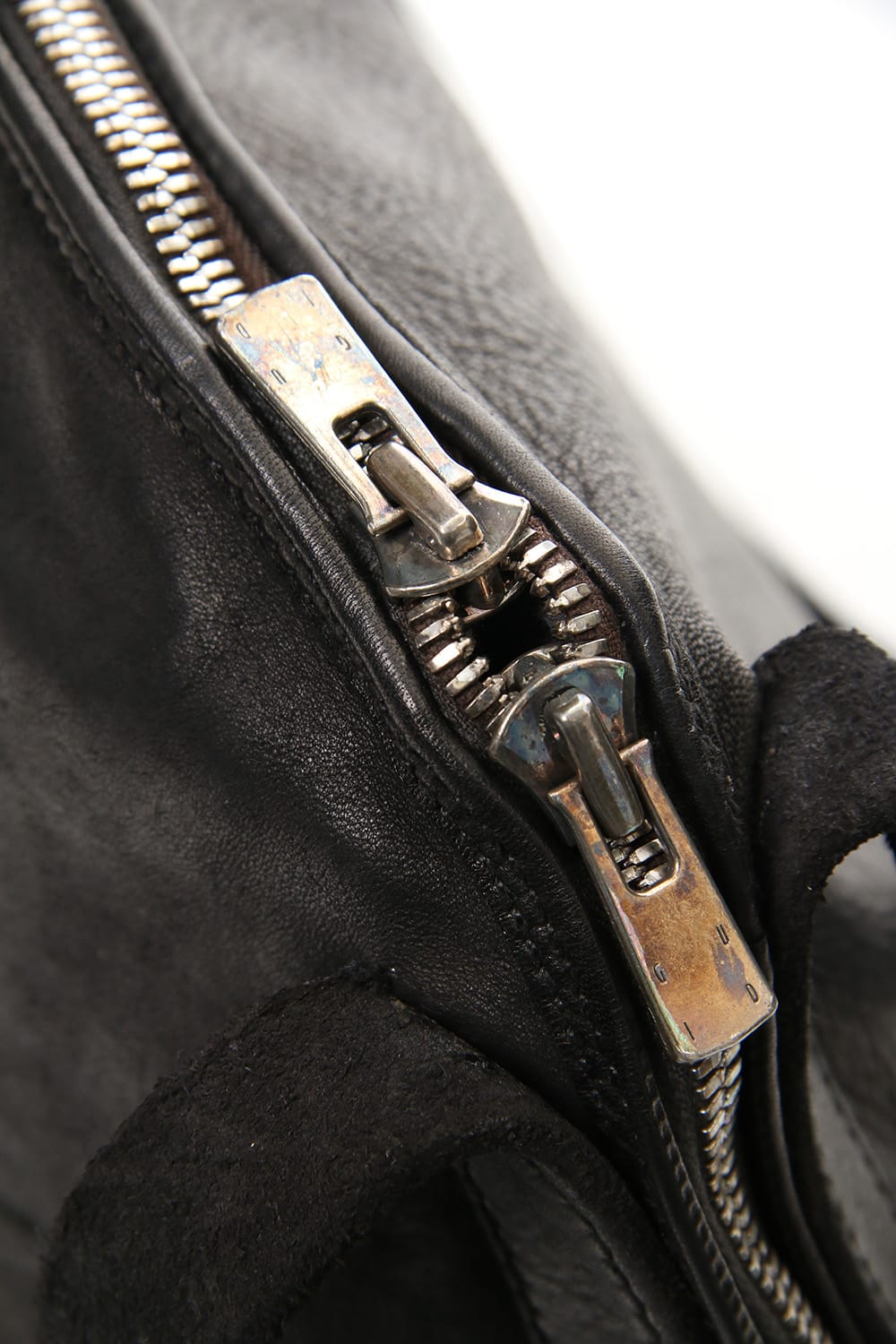 handle Bag Soft Horse Full Grain Leather BLK/T