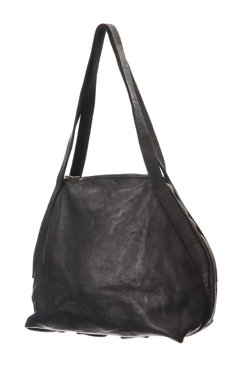 handle Bag Soft Horse Full Grain Leather BLK/T