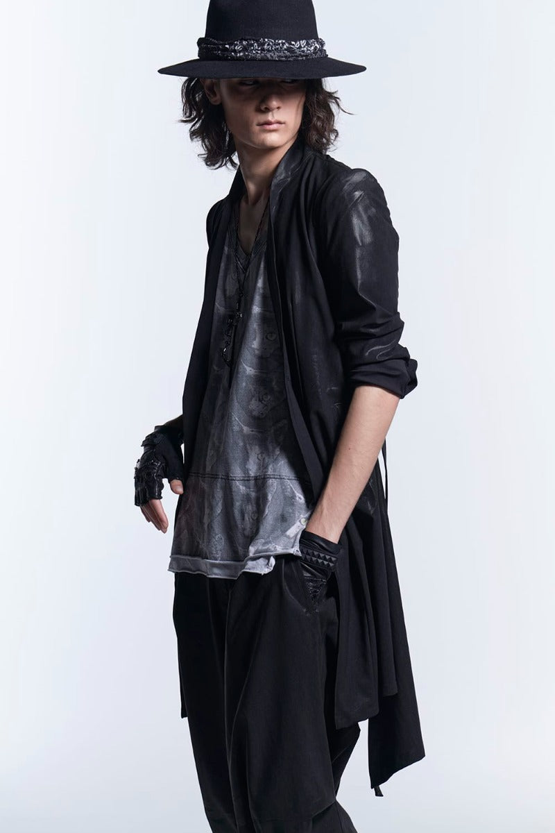 BLACK HONEY CHILI COOKIE × kiryuyrik Collarless Flare Jacket