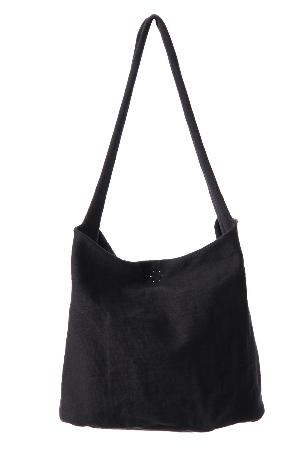 Heavy Jersey Shoulder Bag Black