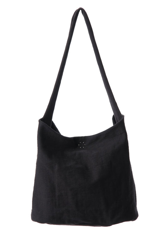 Heavy Jersey Shoulder Bag Black