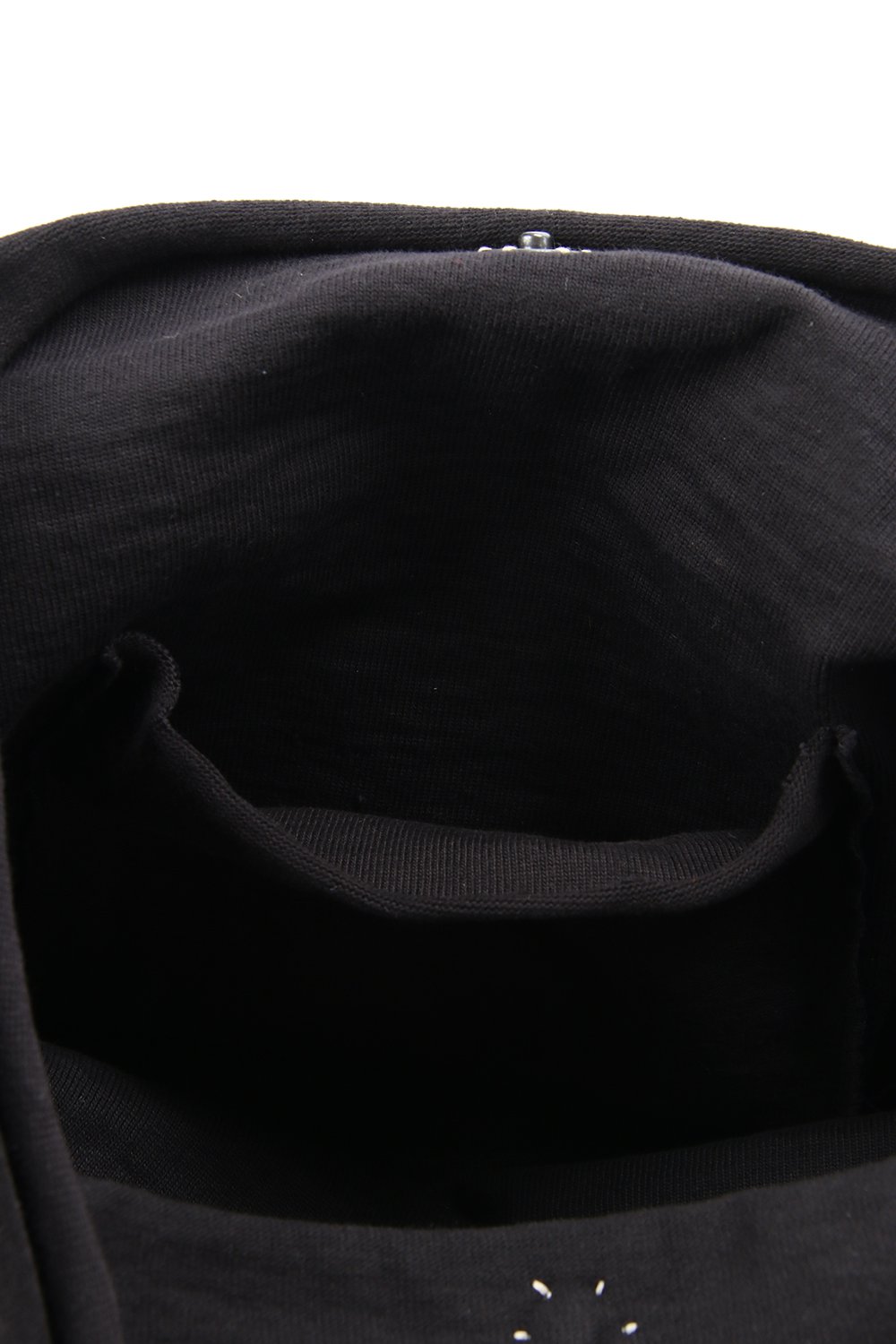 Heavy Jersey Shoulder Bag Black