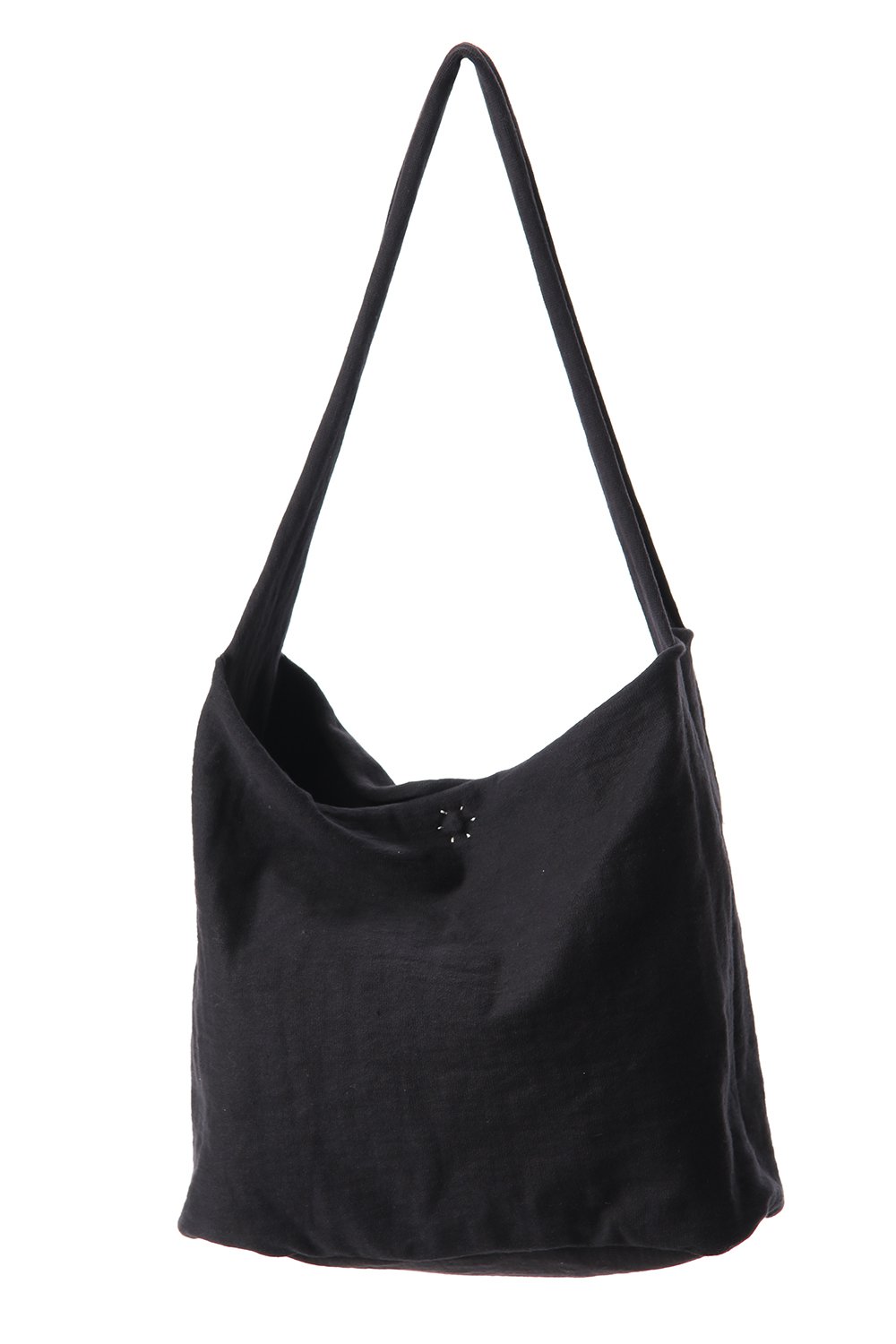 Heavy Jersey Shoulder Bag Black