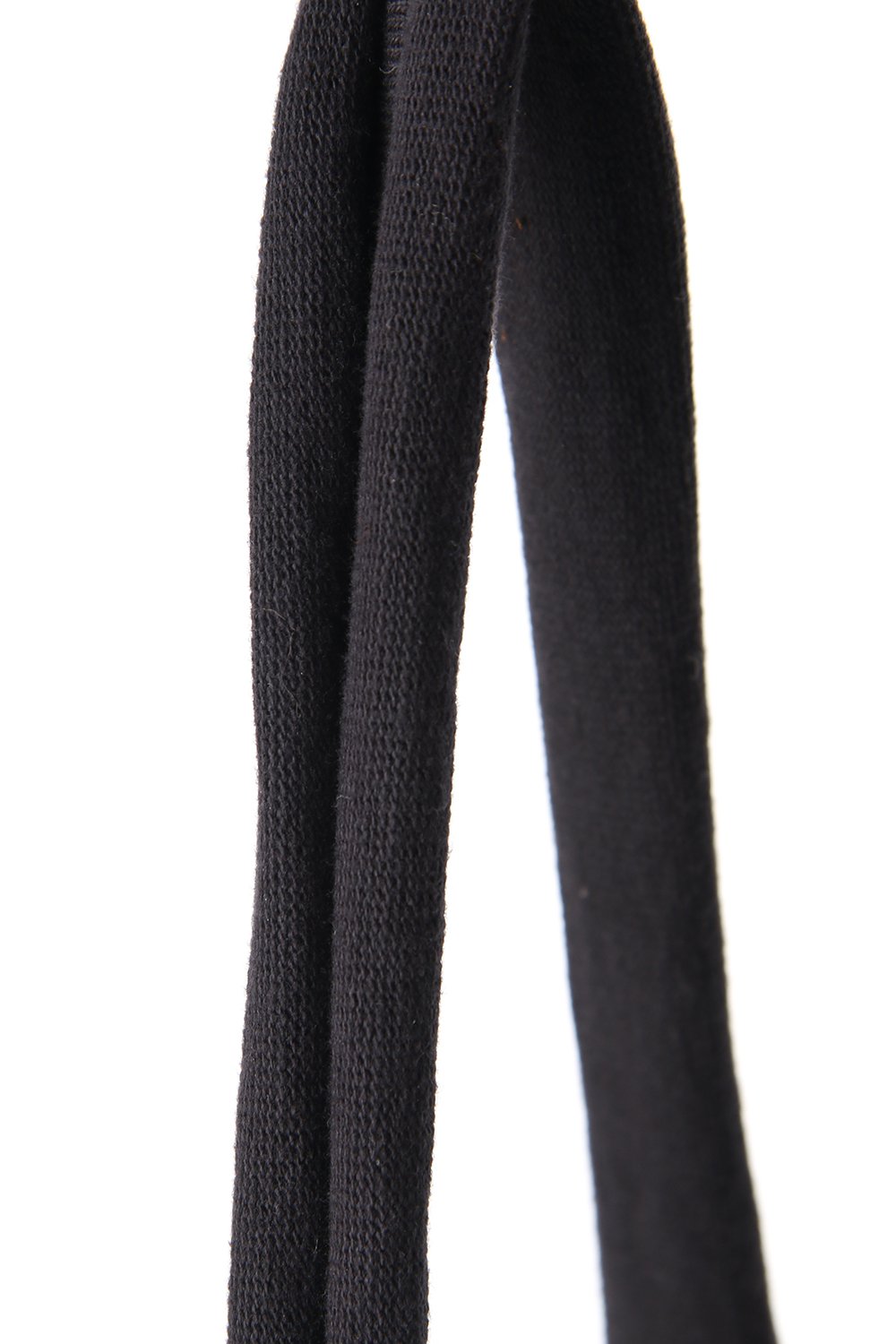 Heavy Jersey Shoulder Bag Black