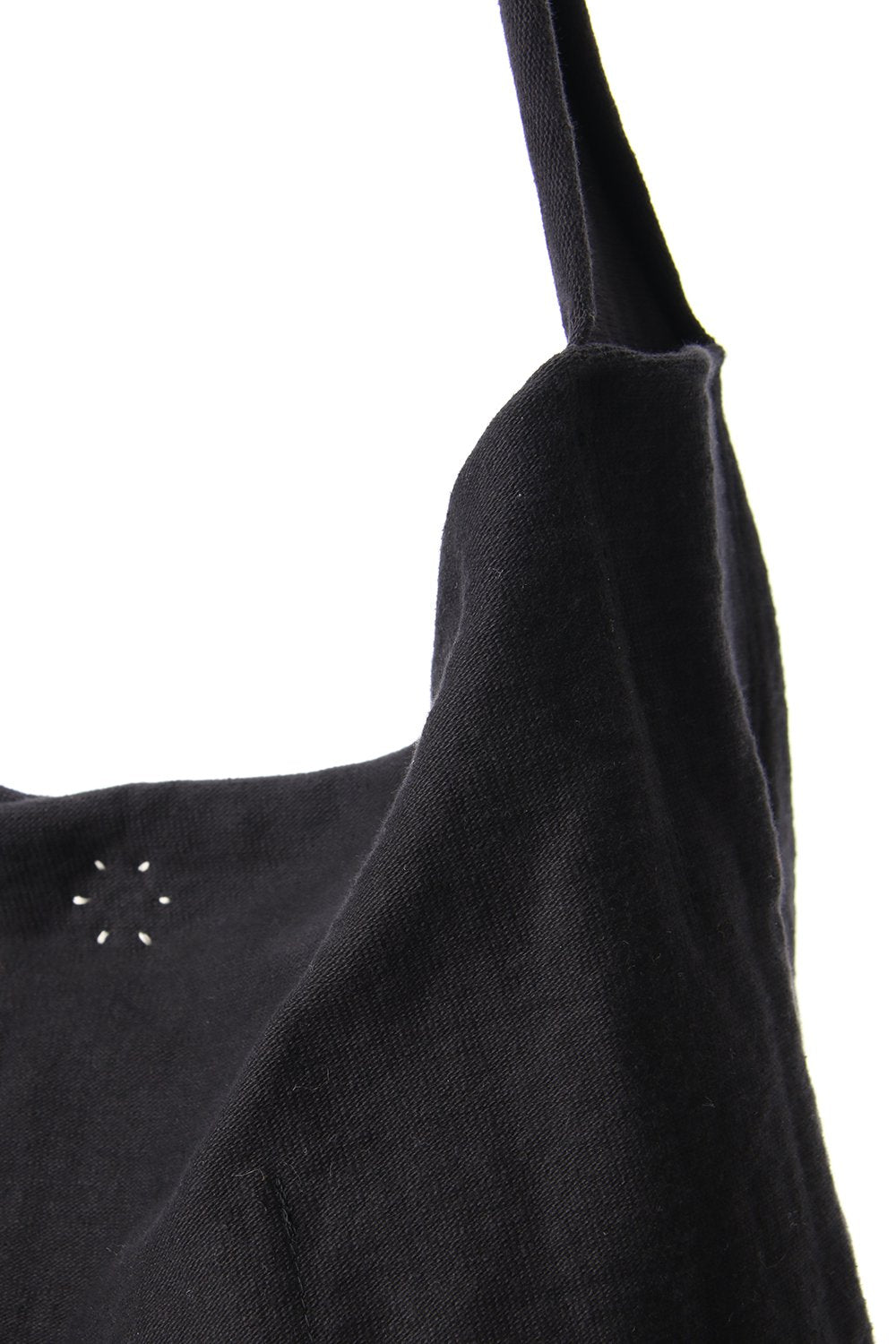 Heavy Jersey Shoulder Bag Black