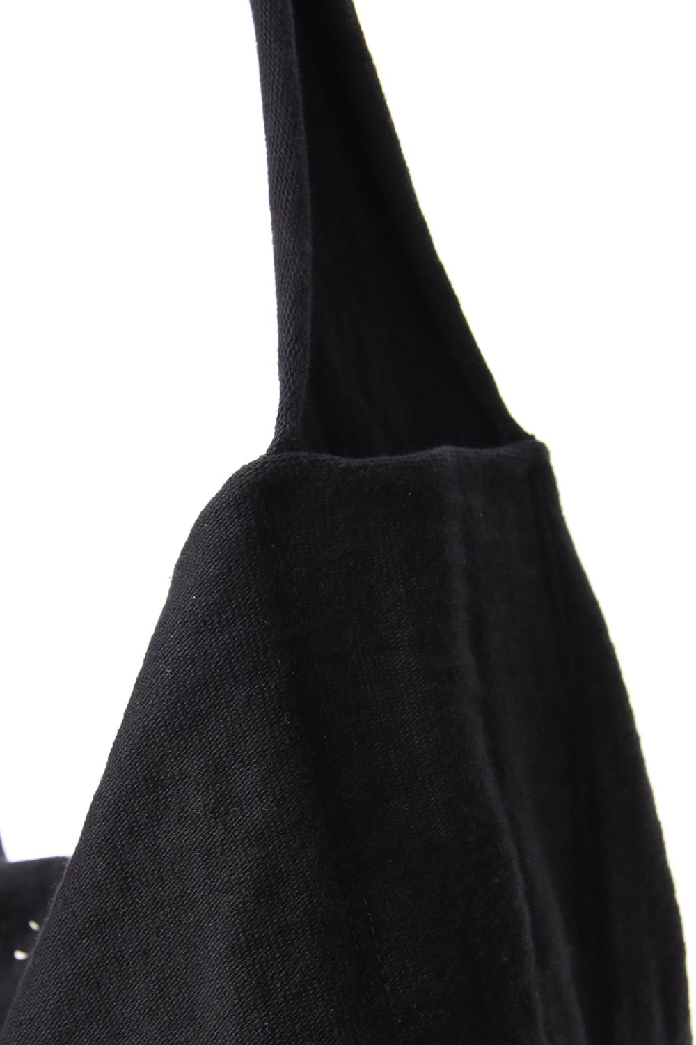 Heavy Jersey Shoulder Bag Black